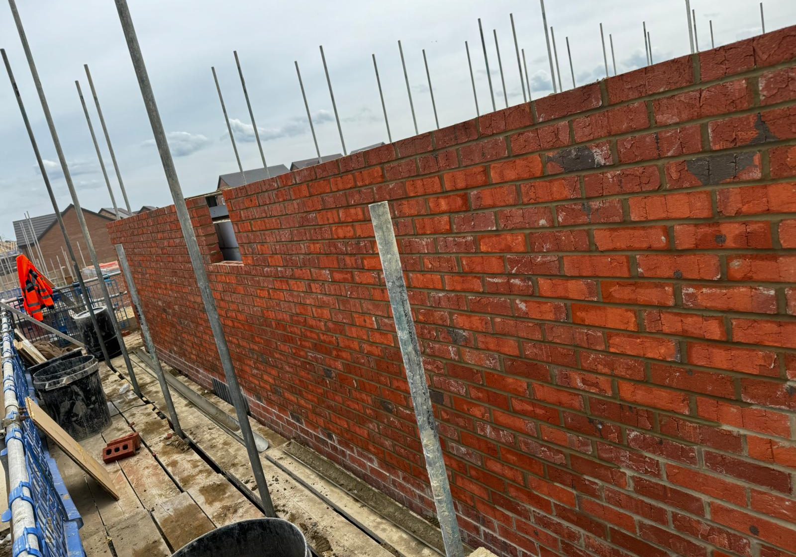 New build home getting built